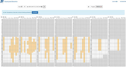 Raumplaner screen klein Screenshot der Anwendung raumplaner.bib.th-wildau.de